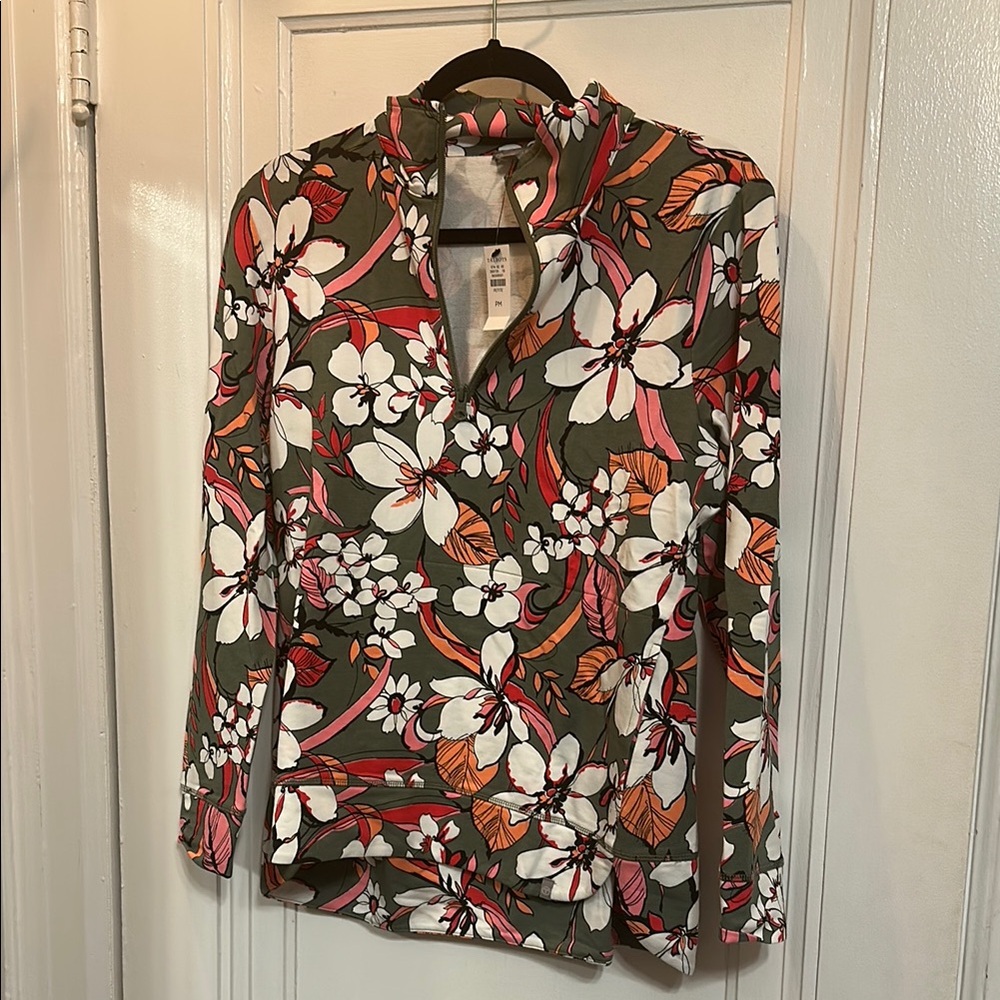 Floral Long Sleeve Top - Multicolor